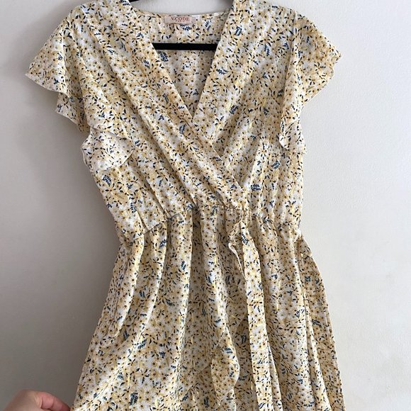 French Floral Summer Dress - Picture 1 of 6
